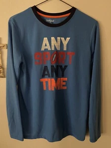 Cat And Jack Any Sport Anytime Long Sleeved Shirt Size 12/14 - Picture 1 of 3