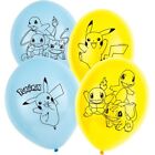Pokemon 4 Sided Latex Balloons 11"/27.5cm (6pk) Amscan 9904826 Latex ballon, 4-z
