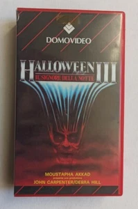 VHS HALLOWEEN 3 III 1° ed. prima edizione box piccolo DOMOVIDEO  - Picture 1 of 3