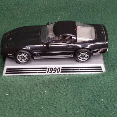 Danbury Mint 1990 Chevrolet Corvette Black 1:43 Scale 50th Anniversary Series - Image 1 of 4