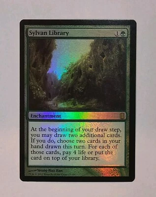 MTG Sylvan Library 17/18 Commander's Arsenal Foil - Near Mint - Image 1 of 2