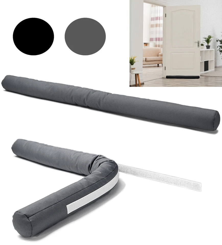 STEPHANS MÖBELBÖRSE Zugluftstopper Wind Luft Stopper Boden Dichtung Tür Isolierung Klettverschluss