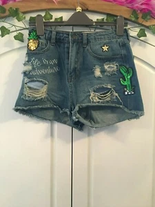 Ladies Size 10 denim Shorts - Picture 1 of 2