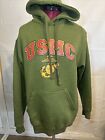 Pull à capuche Marine Corps USMC pull over sweat-shirt homme taille moyenne vert