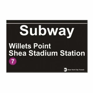 Shea Stadium Subway Magnet - Picture 1 of 2