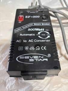 Seven Star SF-500 500W Automatic AC to AC Converter - Output 220v - 110v - Picture 1 of 4