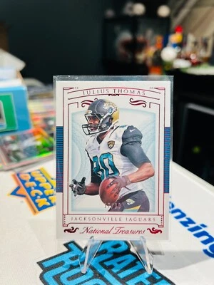 Panini National Treasures 2015 - #56 Julius Thomas rojo/80 Jacksonville Jaguars Foto 1 de 2