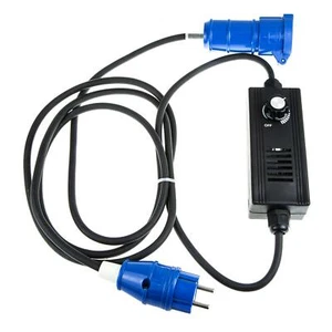 Interruptor atenuador 2000W enchufe principal en línea lámpara de filamento halógeno interruptor de luz UE - Imagen 1 de 3