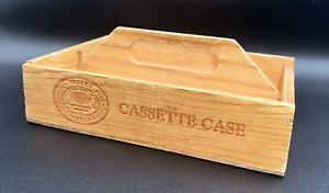 Kleine Napa Valley Box Company Holzkiste Kassettenhalter mit Griff