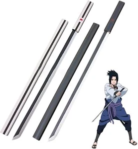 UK Seller Naruto  Anime Blade Foam Sword Model Sasuke Uchiha With Scabbard  - Picture 1 of 7