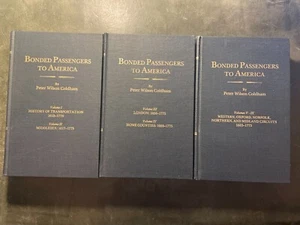 Bonded Passengers to America (9 Volumes in 3 Books) by Peter Wilson Coldham - Bild 1 von 10