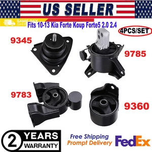 Engine Motor & Trans Mount for Auto 4PC Fits 10-13 Kia Forte Koup Forte5 2.0 2.4 - Picture 1 of 24