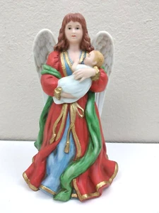 Homco Home Interiors Christmas Angel Holding baby 1432 Gift  - Picture 1 of 3