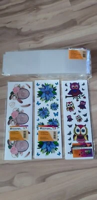 5 Tisch-Laternen Quadrat, 30 Transparent-Stickerbogen von Ideen mit Herz, neu - Bild 1 von 4