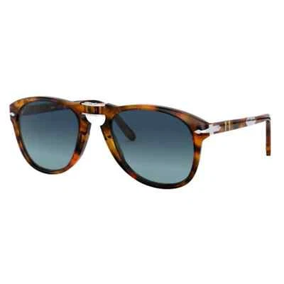 Gafas de sol polarizadas plegables Persol Steve Mcqueen 714SM 108/S3 azul café degradado Foto 1 de 4