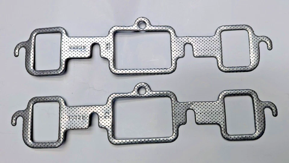 СТАНДАРТНАЯ ВЫХЛОПНАЯ ПРОКЛАДКА OLDSMOBILE ДЛЯ ЧУГУННОЙ ГОЛОВКИ 400,425,455 СО СКЛАДА EXHAUS - Изображение 1 из 1