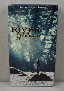 1993 - "A River Runs Through It" - VHS (Factory Sealed w/watermark) Brad Pitt - Picture 1 of 2