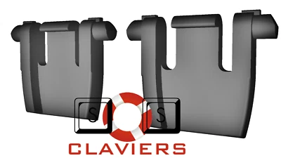 Das Keyboard Modell S Wired Spare Ersatz Tilt Leg Ständer Foot Feet Satz - Bild 1 von 3