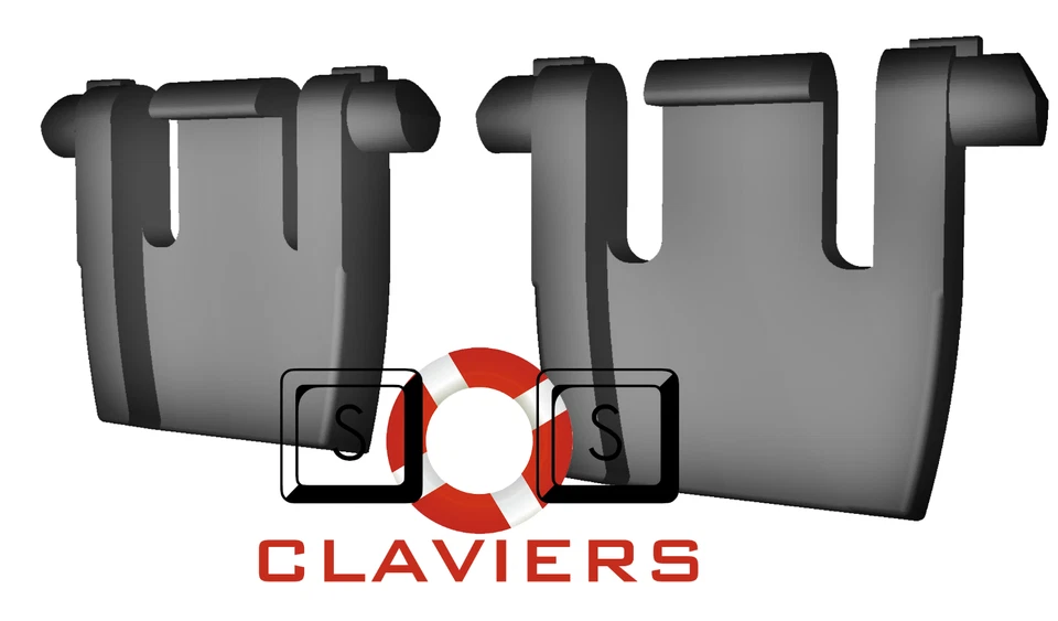 Das Keyboard Model S Wired Spare Replacement Tilt Leg Stand Foot Feet Set - Image 1 of 3