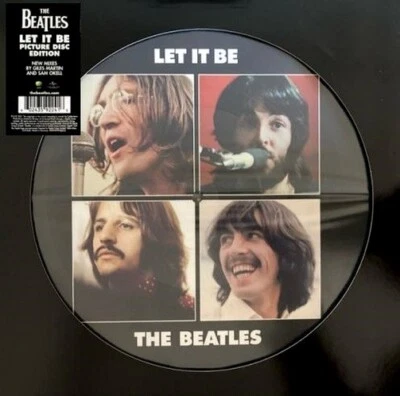 THE BEATLES Let It Be Vinyl Record Album LP Apple 2021 Picture Disc & Rock Music - Image 1 of 4
