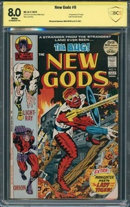 NEW GODS #9 CBCS 8.0 WP SIGNIERT MIKE ROYER 1. APP FORAGER JACK KIRBY DC 1972 CGC - Bild 1 von 2