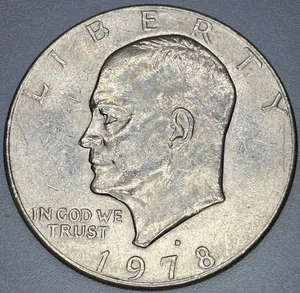 1978 D Eisenhower Ike Dollar Coin Ungraded X3 - Picture 1 of 4