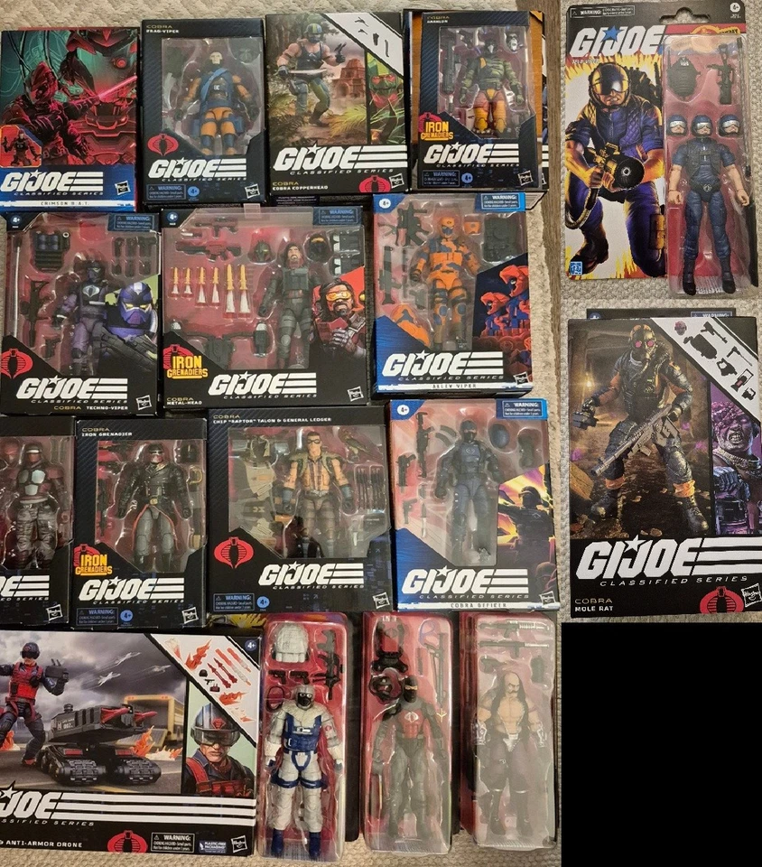 GI JOE CLASSIFIED RETEO CARD COBRA EEL 6" ACTION FIGURE HASBRO TOY 2024