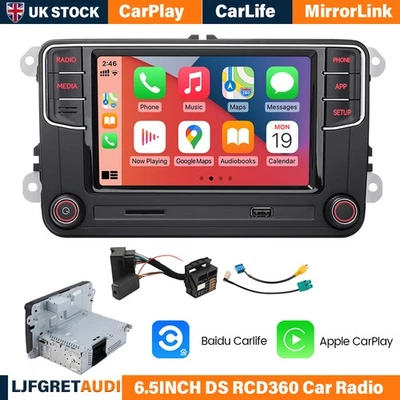 DS RCD360 MIB Carplay MirrorLink 17G035280 After 2010 PQ Auto Car Radio Stereo - Image 1 of 4