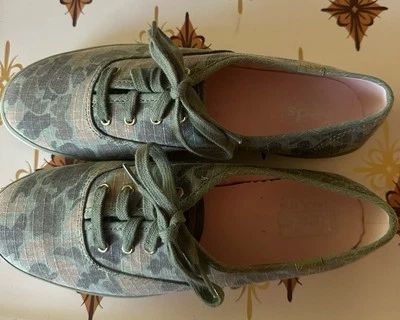 Keds Women's Sz 8.5 Ripstop Olive Green Camouflage Sneakers Tennis Shoes - Image 1 of 4