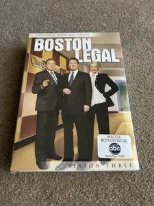 Boston Legal The Complete Season 3 Box Set DVD - Picture 1 of 2