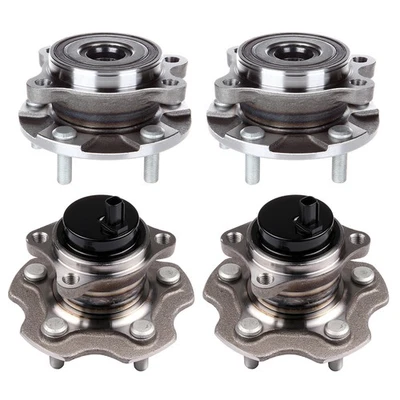 4 pcs Wheel Hub Bearing Front Rear FWD For Toyota RAV4 2006-2008 For Scion tC Foto 1 de 4