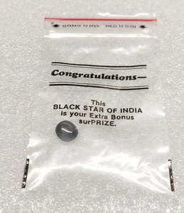 Black Star of India Echt Edelstein Souvenir Gewinnspiel Preis - Bild 1 von 1