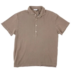 Boglioli Relaxed-Fit Pique Knit Cotton-Linen Polo Shirt M NWT Imperfect - Picture 1 of 8