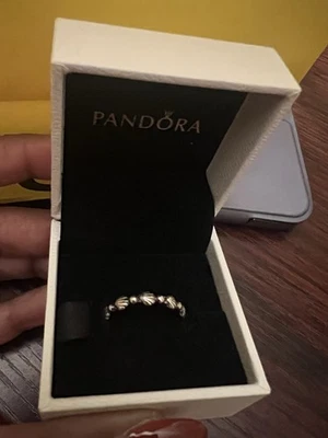 Pandora Ring Seashell Sterling Silver Size 10 - Image 1 of 2