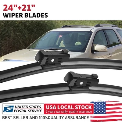 NUEVO limpiaparabrisas delantero negro OEM 24"21" para Buick Enclave 2008-2011 Foto 1 de 4