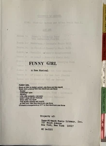 Lustiges Mädchen Regiebuch - Long Beach CLO - 1991 - Pia Zadora Kaye Ballard - Bild 1 von 10