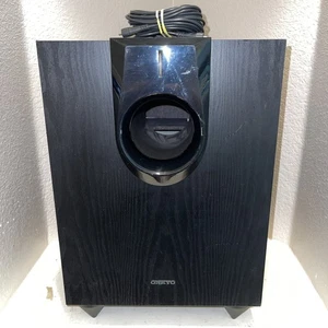 Onkyo SKW 580 60Hz 120V 163W Powered Subwoofer Black Tested Working - Picture 1 of 13