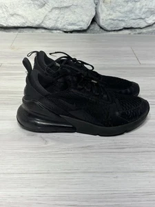 Nike Air Max 270 Triple Negro Juvenil Talla 7Y - Imagen 1 de 5