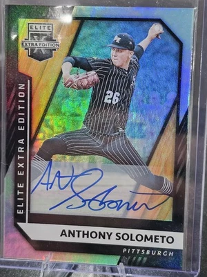 2021 Panini Elite Extra Edition - Anthony Solometo #37 Signatures (AU, RC) - Image 1 of 2