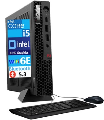 Lenovo ThinkStation P3 Tiny Mini Desktop Intel i5-13500 32GB 1TB SSD Wi-Fi6 W11H - Image 1 of 4