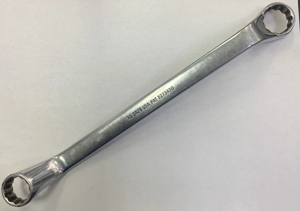 Snap-on Tools 1996 EE. UU. 3/4" y 7/8" SAE 60° de profundidad caja desplazada llave cromada XO2428 Foto 1 de 4