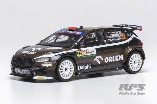 Skoda Fabia RS Rally2 Kajetanowicz Rally Rally Giappone 2024 1:43 IXO RAM 969 - Immagine 1 di 2