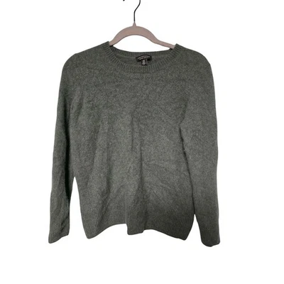 Suéter de Cachemira Saks Fifth Avenue XL Verde Suave Acogedor Otoño Cabaña Suave Foto 1 de 4