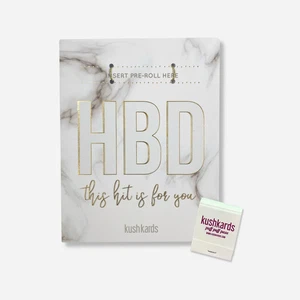 HBD Birthday Card "this hit is for you" by KushKards - Picture 1 of 2