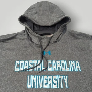 Under Armour Herren 2XL Coastal Carolina University Hoodie Grau Loose Fit - Bild 1 von 12