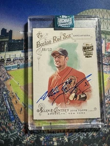 2022 Topps Archives Signature Series 2014 Allen Ginter Nomar Garciaparra Auto/12 - Picture 1 of 3
