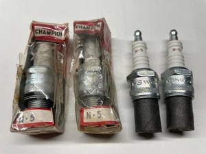 4 Genuine NOS Champion Spark Plugs. Never used. From enthusiasts garage! - Picture 1 of 8