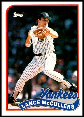 1989 Lance McCullers Topps Traded BASEBALL #77T New York Yankees - Image 1 of 2