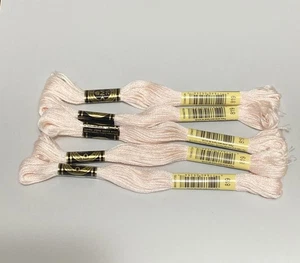 DMC 25 Skeins Floss Mouline Special Color: 819 8.7 Yards (Light Pink) lot of 5 - Picture 1 of 2