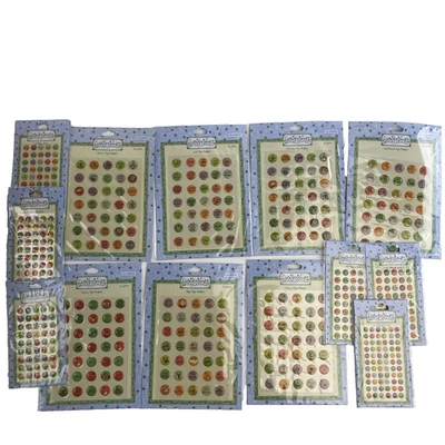 Scrapbooking Stickers Sue Dreamer Tiny Word Bubbles Lot Of 13 Sealed Sheets - Image 1 of 4